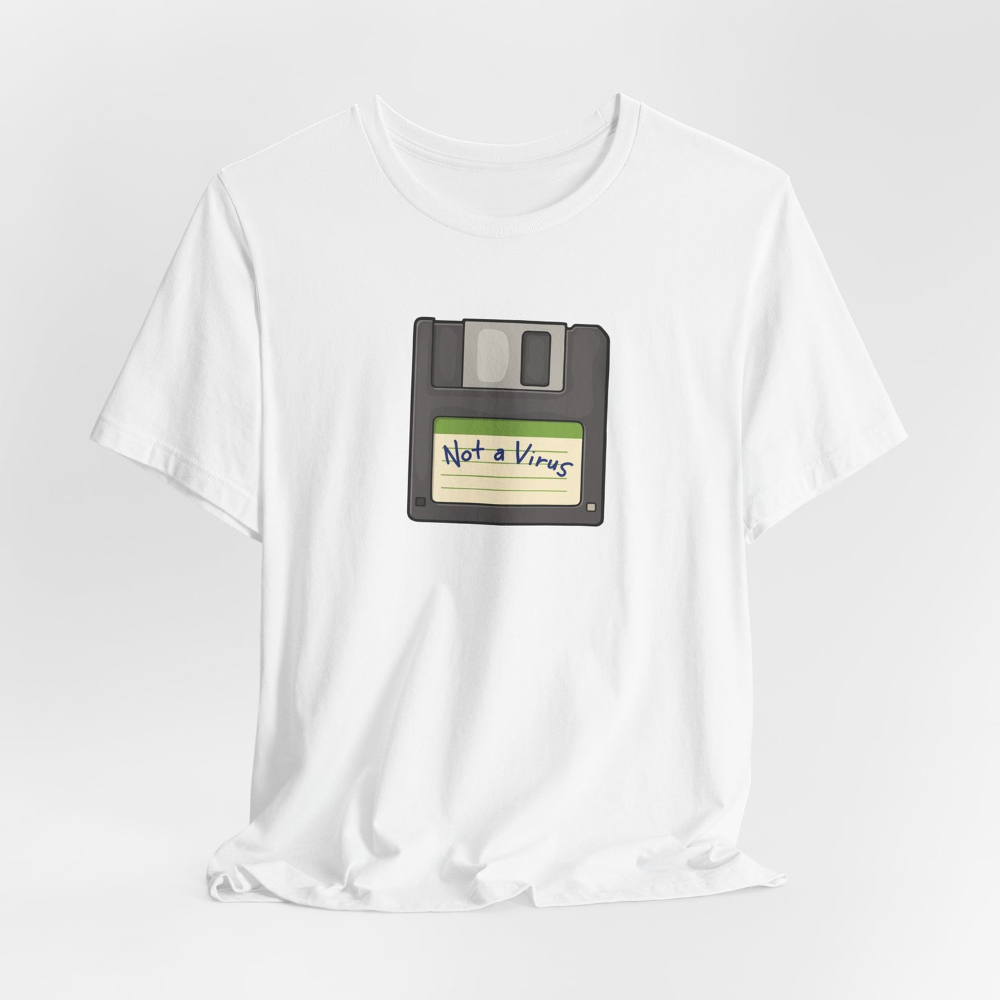 Floppy Disk 3.5 inch - Not a Virus T Shirt