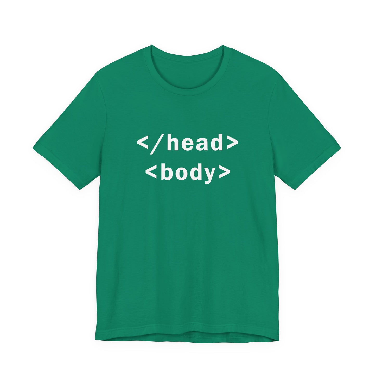 </head> <body> HTML tags - T-Shirt