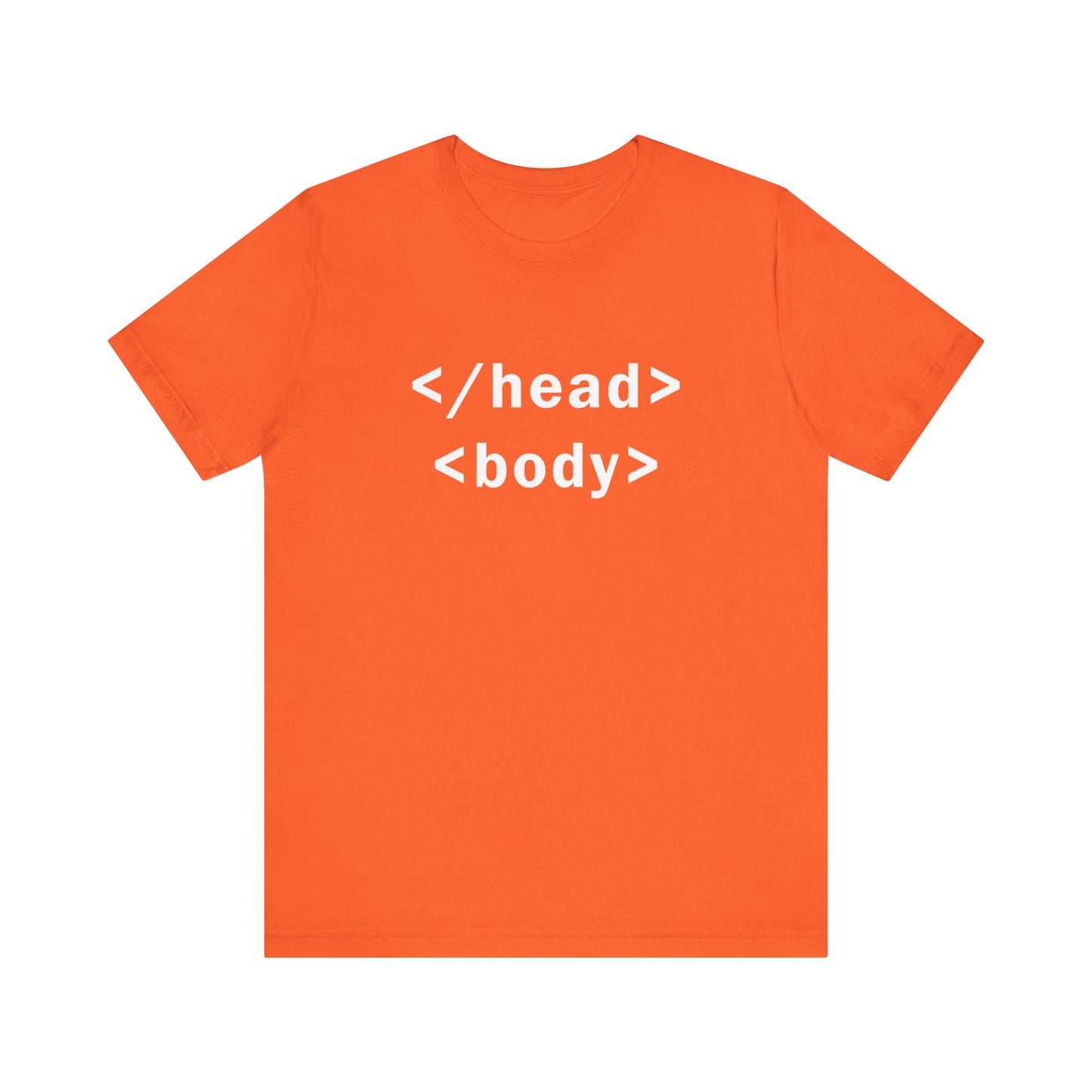 </head> <body> HTML tags - T-Shirt