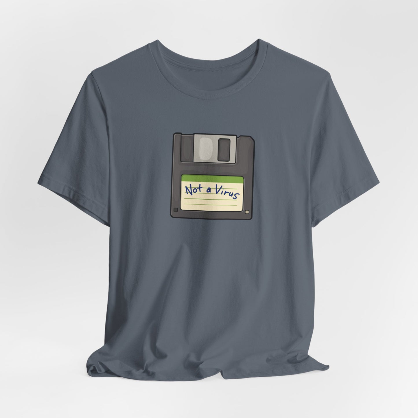 Floppy Disk 3.5 inch - Not a Virus T Shirt