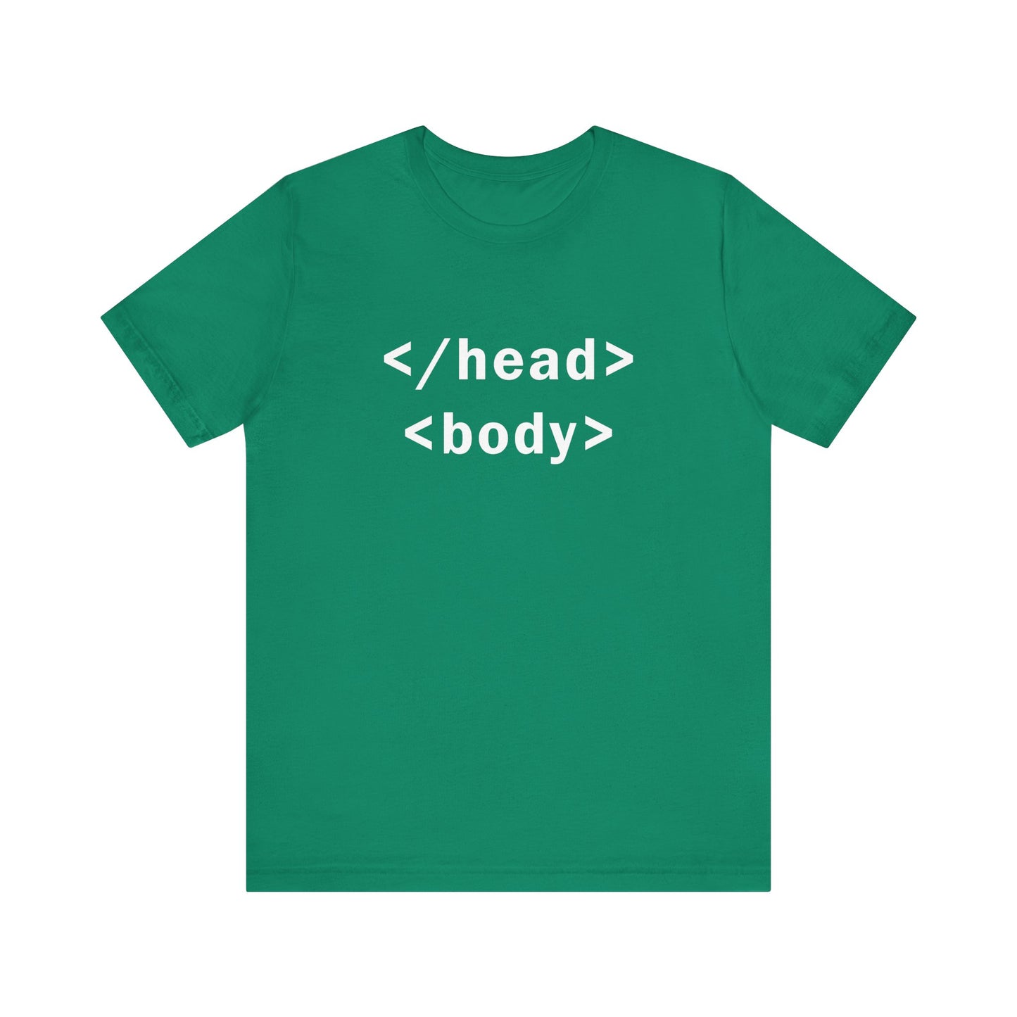 </head> <body> HTML tags - T-Shirt