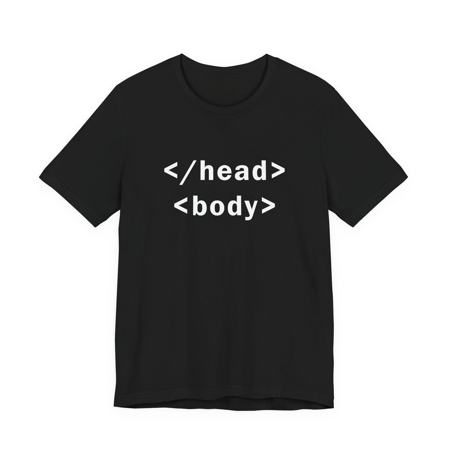 </head> <body> HTML tags - T-Shirt