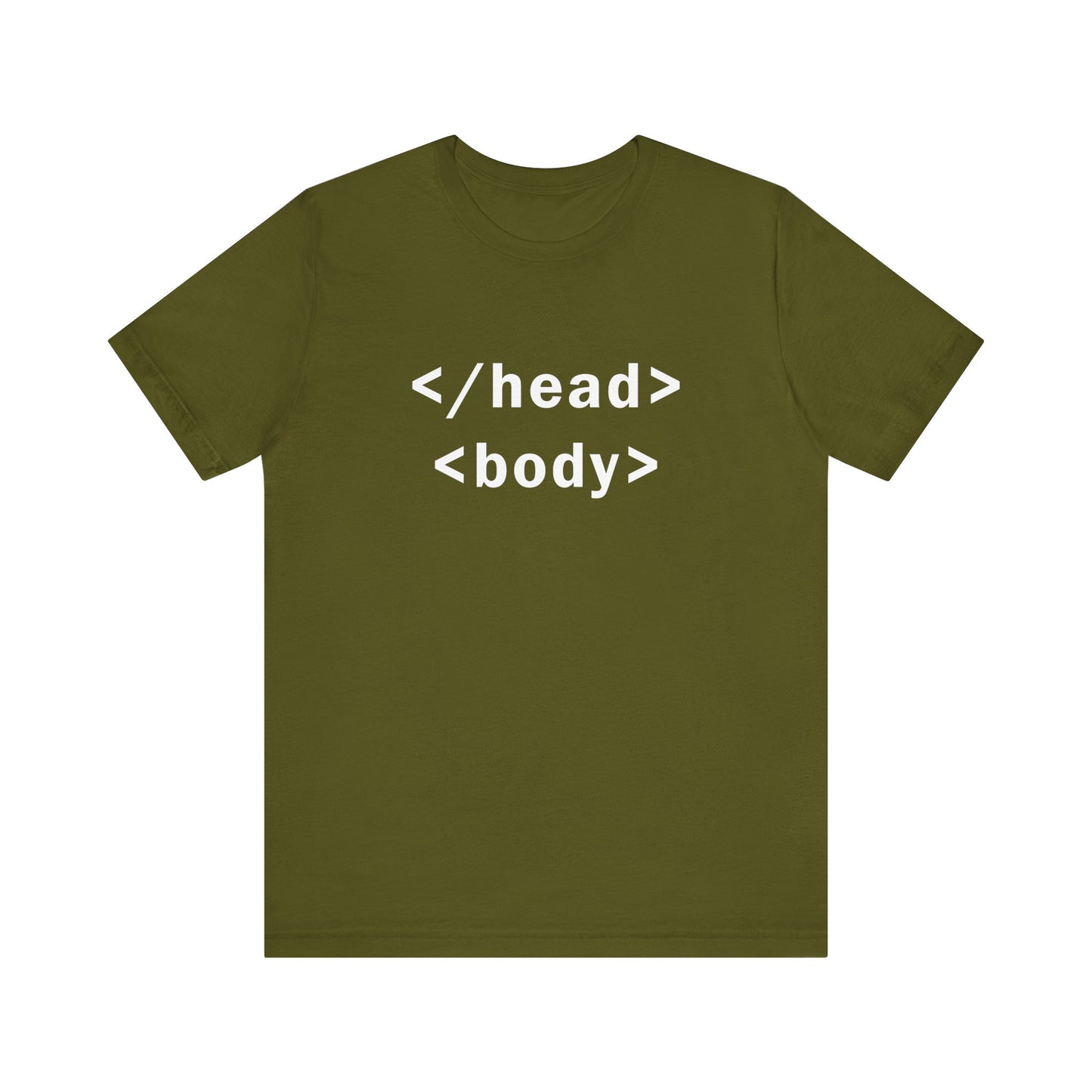 </head> <body> HTML tags - T-Shirt