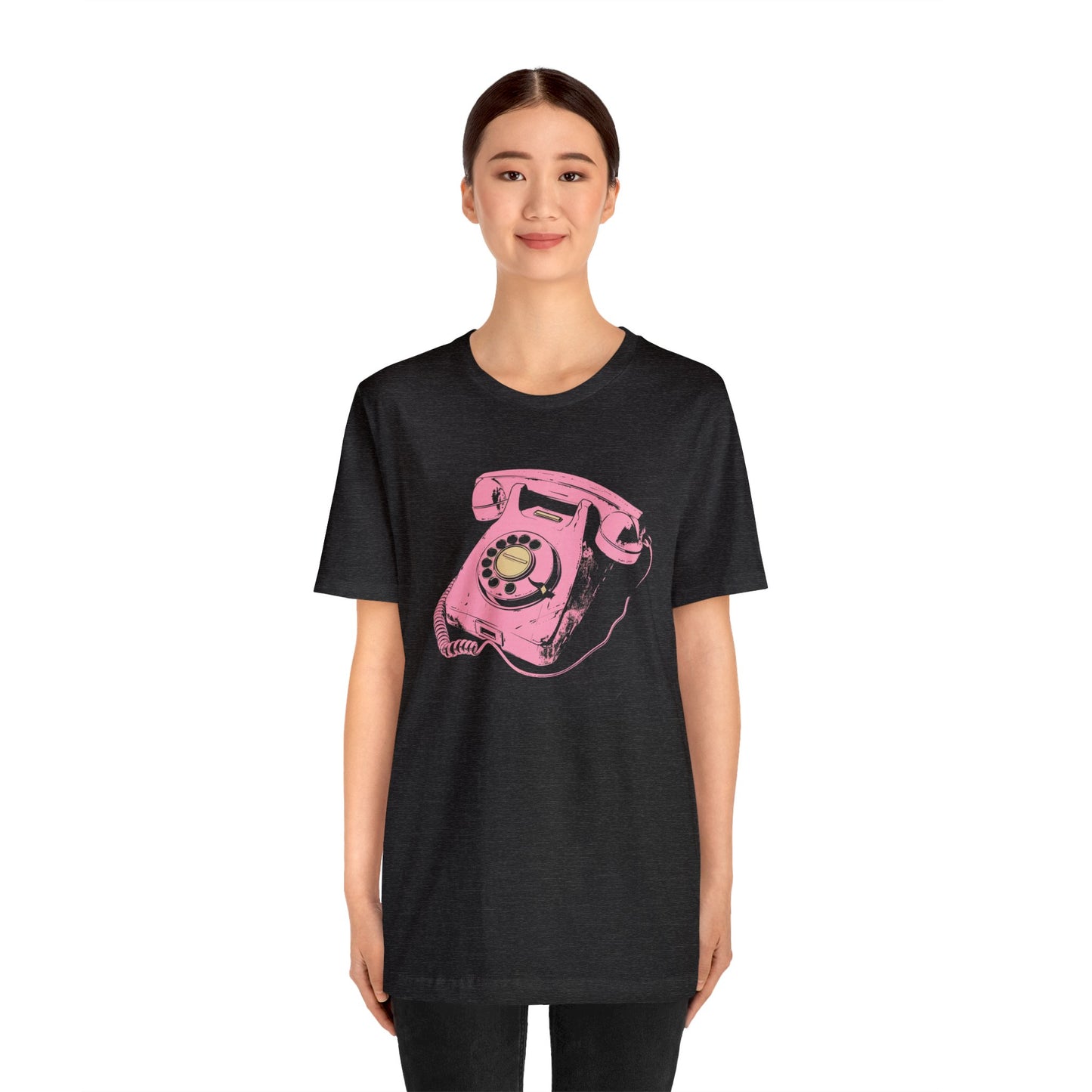 Pink Rotary Phone T Shirt