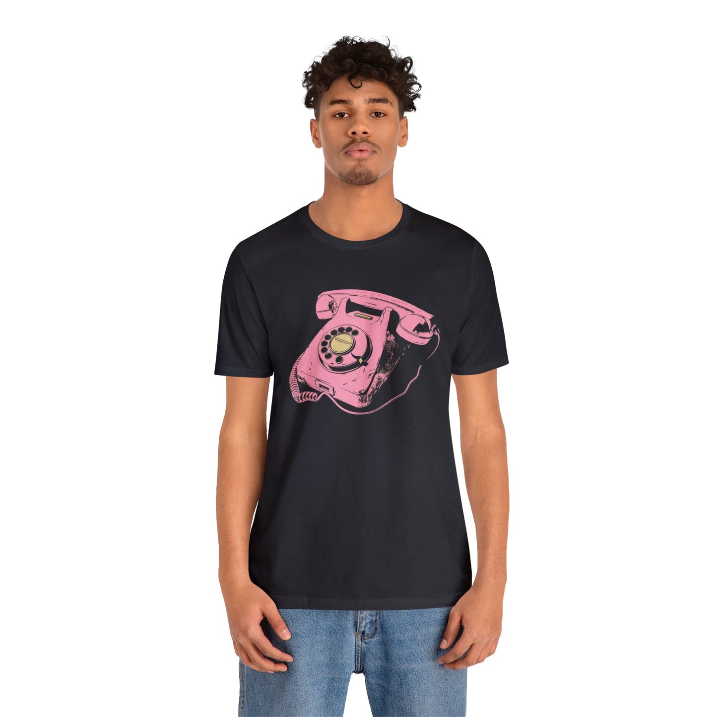 Pink Rotary Phone T Shirt
