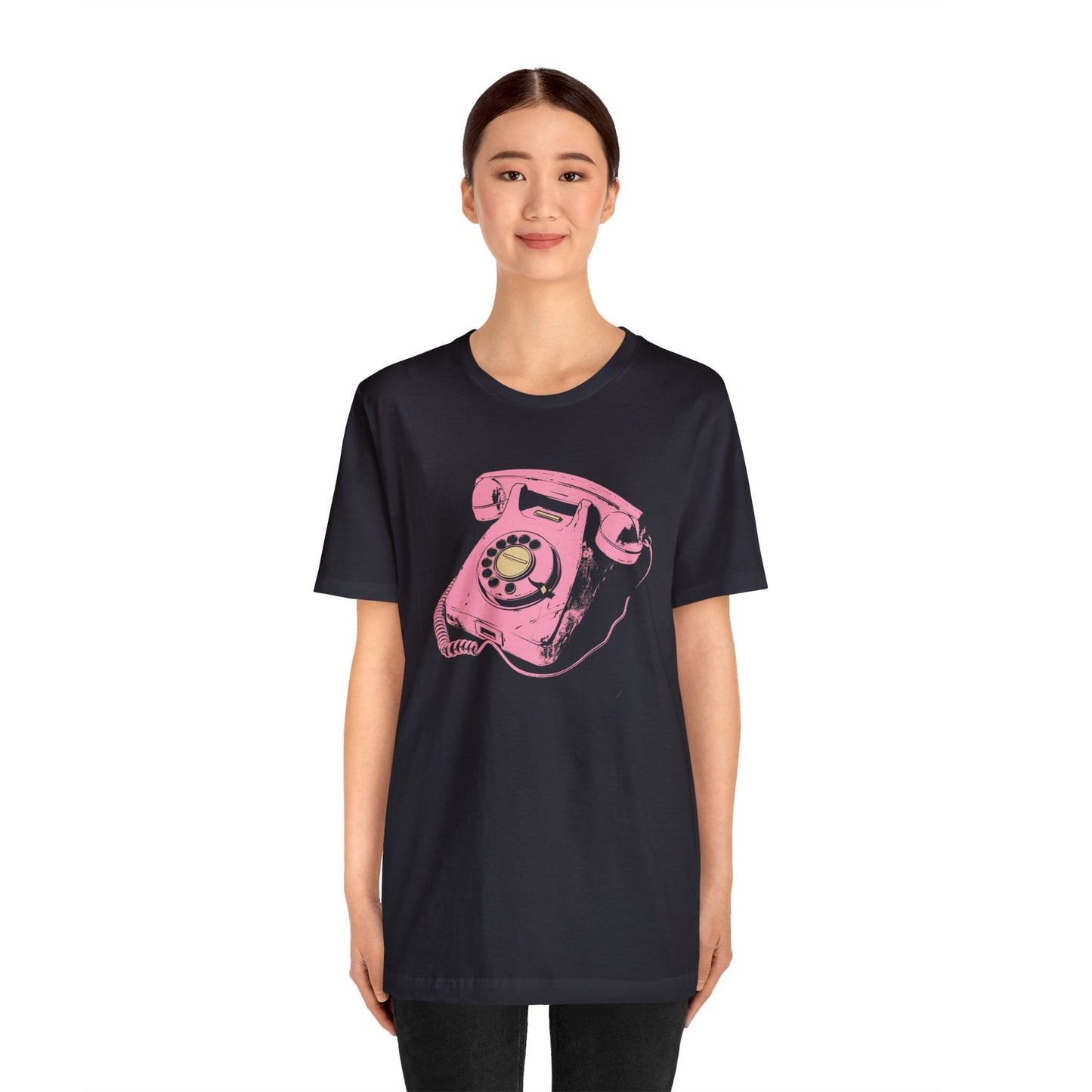 Pink Rotary Phone T Shirt