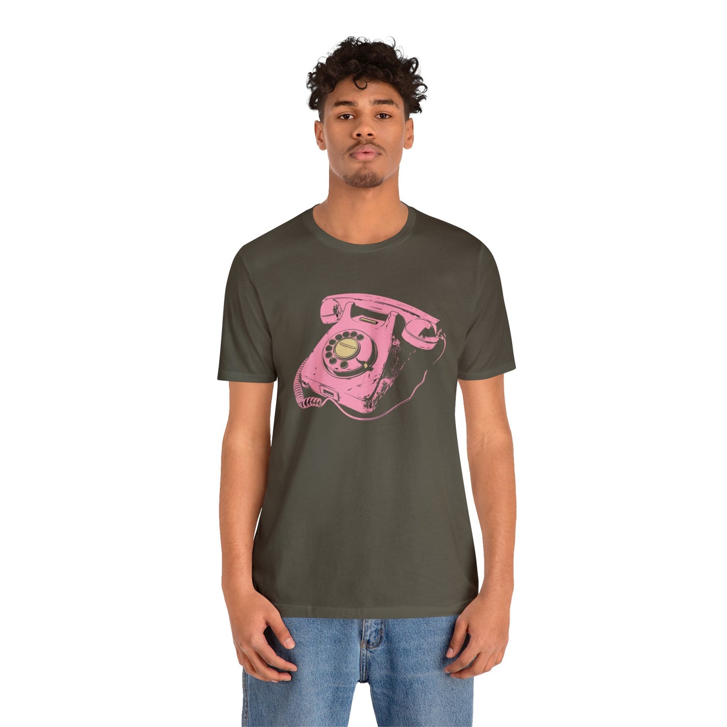 Pink Rotary Phone T Shirt
