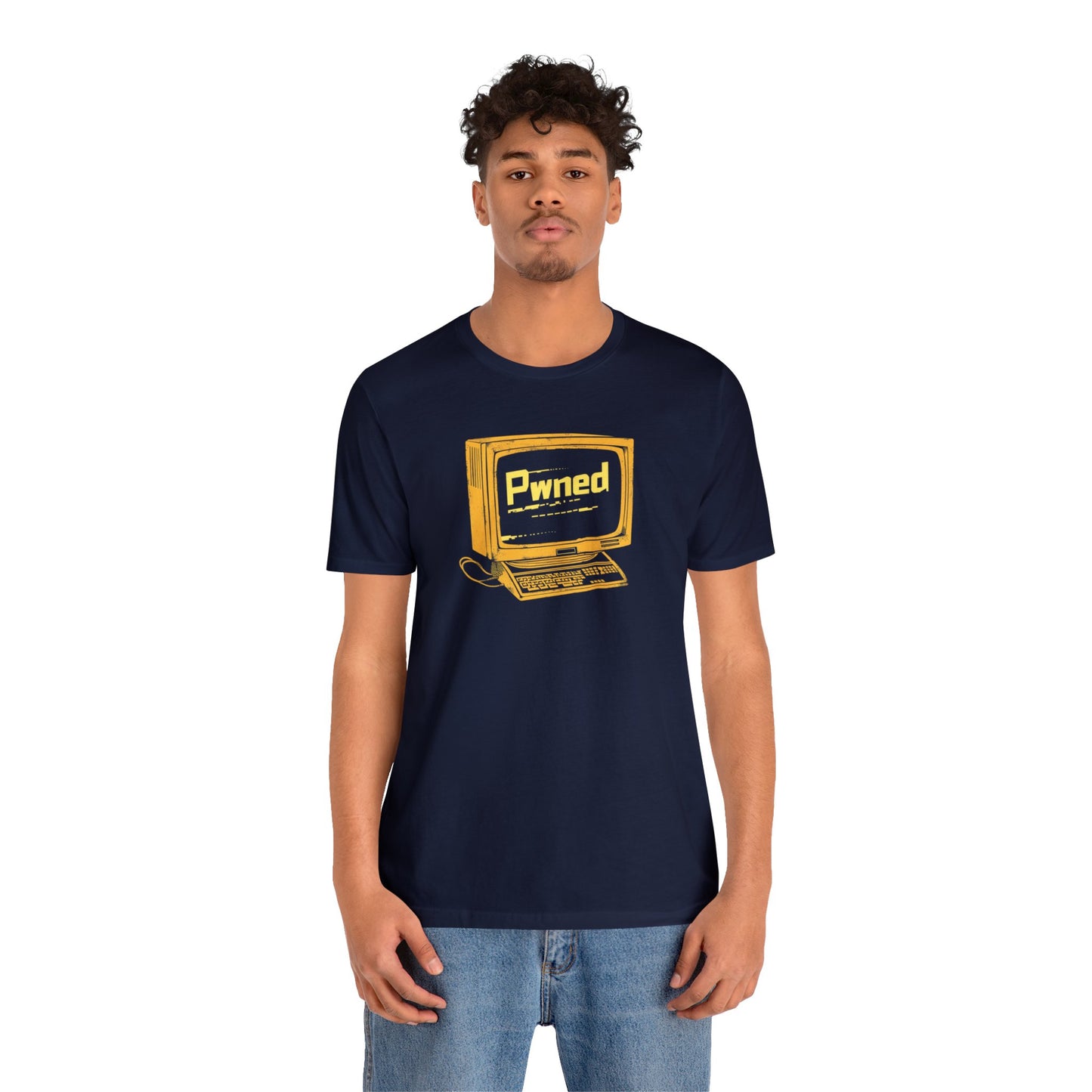Pwned Yellow Computer T Shirt