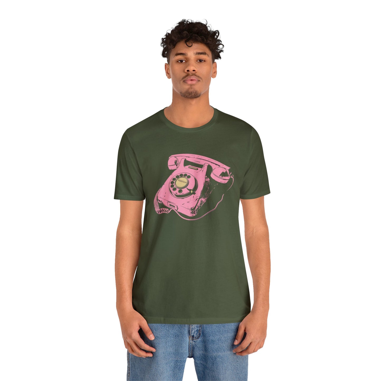 Pink Rotary Phone T Shirt