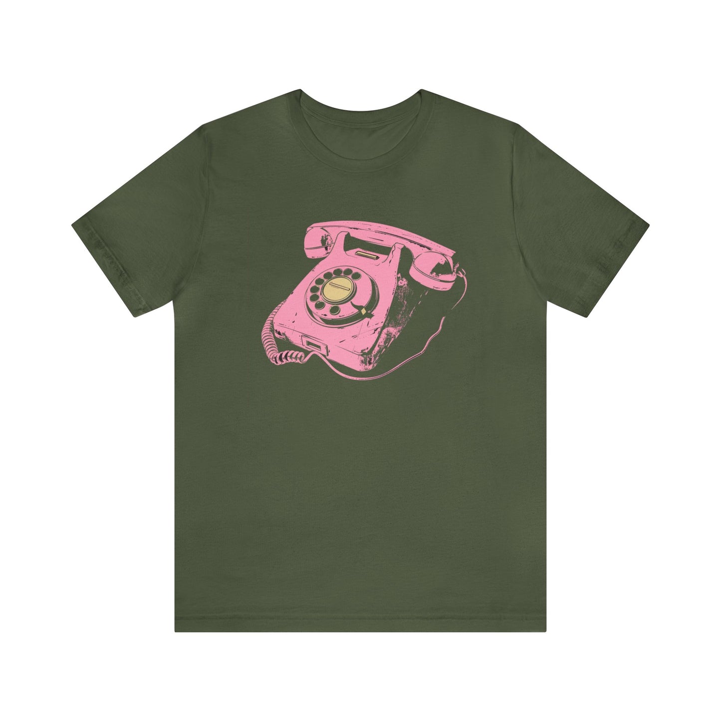 Pink Rotary Phone T Shirt