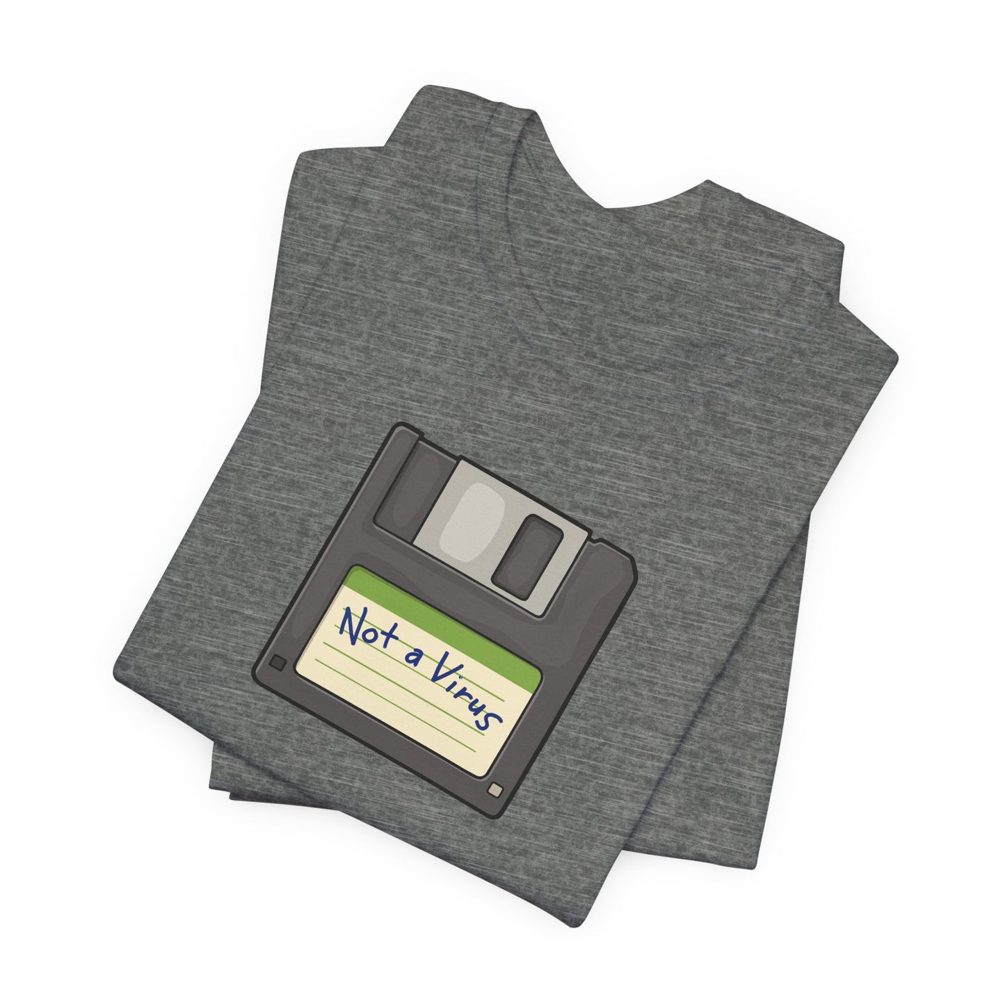 Floppy Disk 3.5 inch - Not a Virus T Shirt