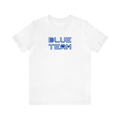 Blue Team Pixelated T Shirt