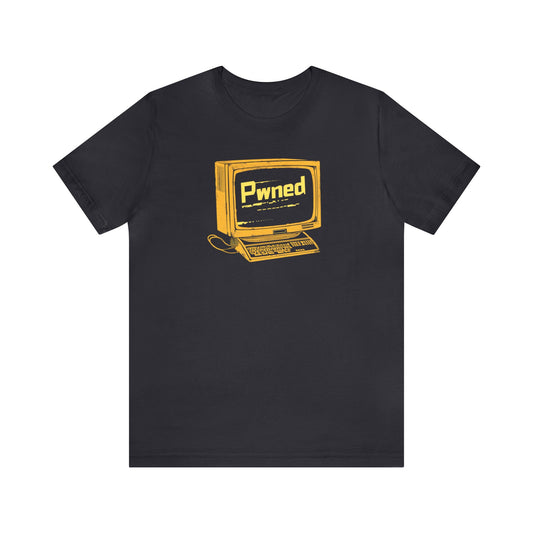 Pwned Yellow Computer T Shirt