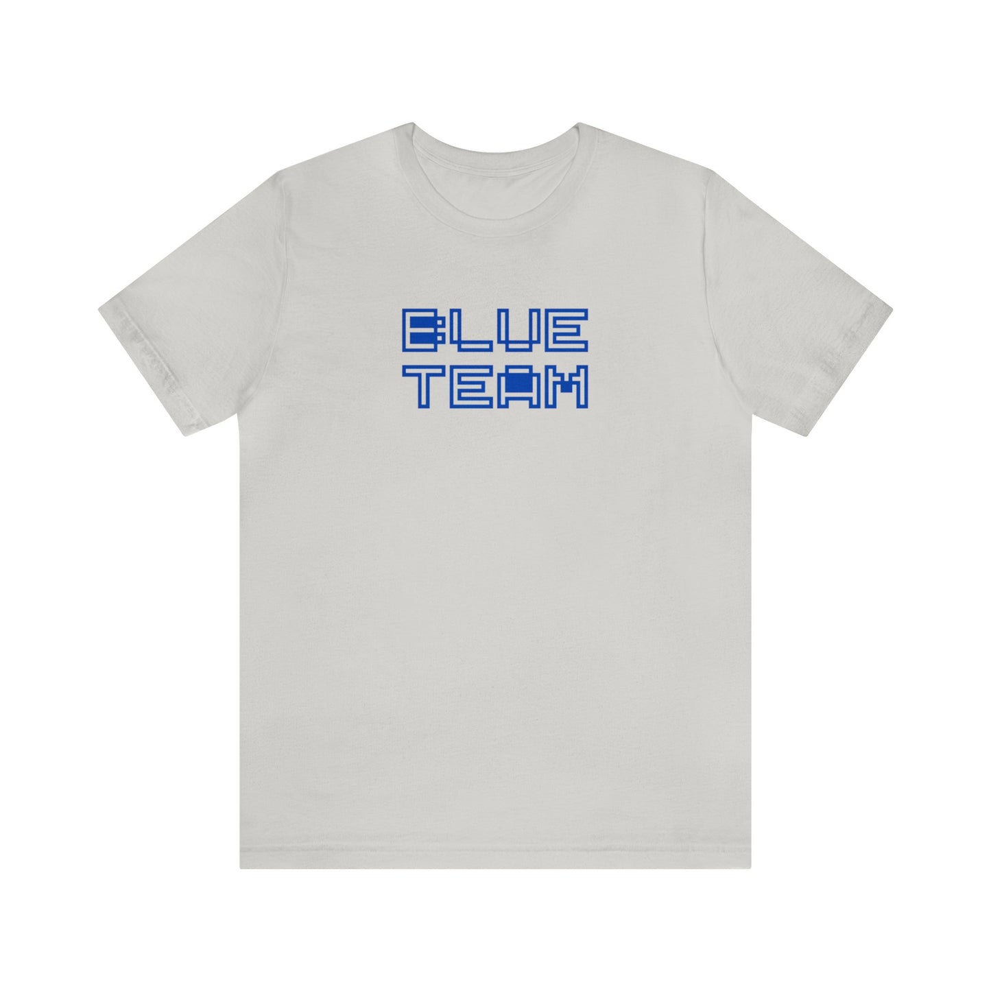 Blue Team Pixelated T Shirt