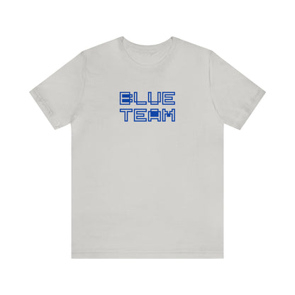 Blue Team Pixelated T Shirt