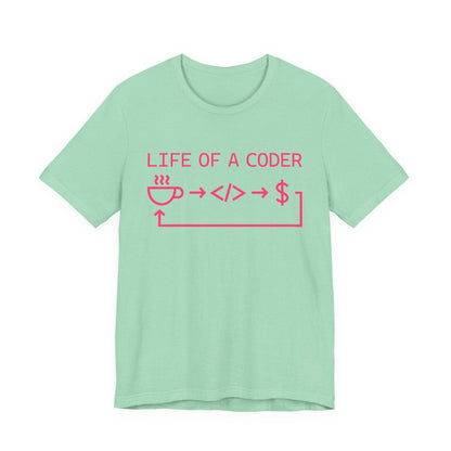 Life Of A Coder Workflow - T-Shirt
