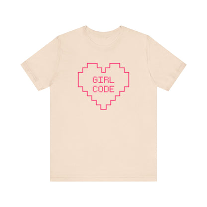 Girl Code Heart Tee - T-Shirt