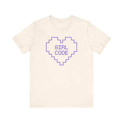 Girl Code Heart Tee - T-Shirt