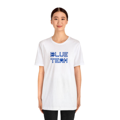 Blue Team Pixelated T Shirt