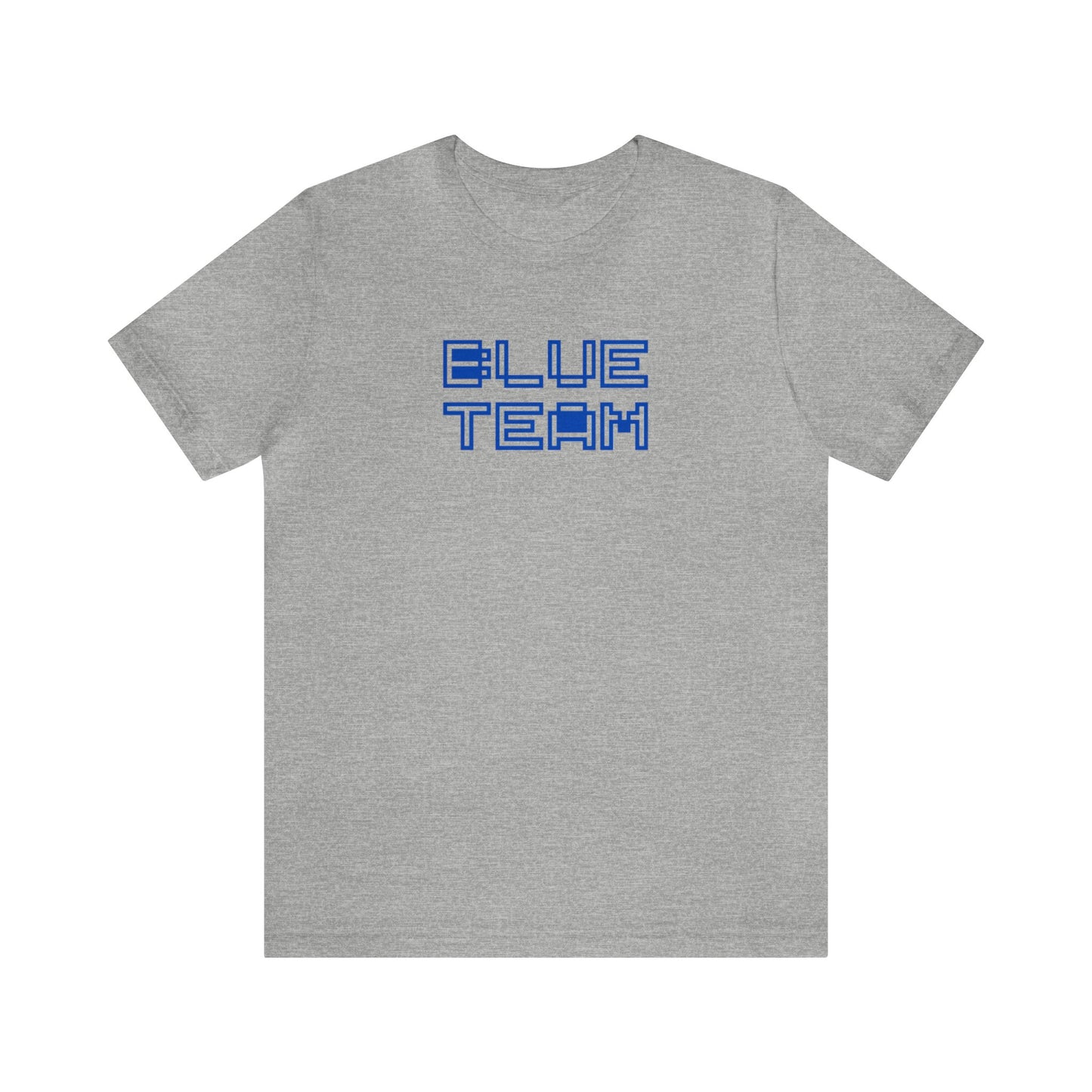 Blue Team Pixelated T Shirt