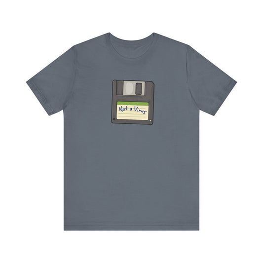 Floppy Disk 3.5 inch - Not a Virus T Shirt